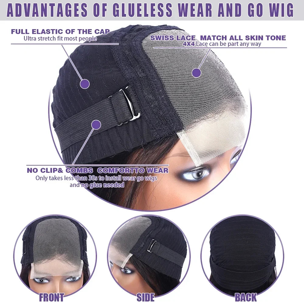 Deep Wave Glueless Wigs