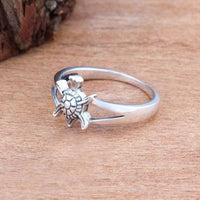 Personalized Tortoise Rings