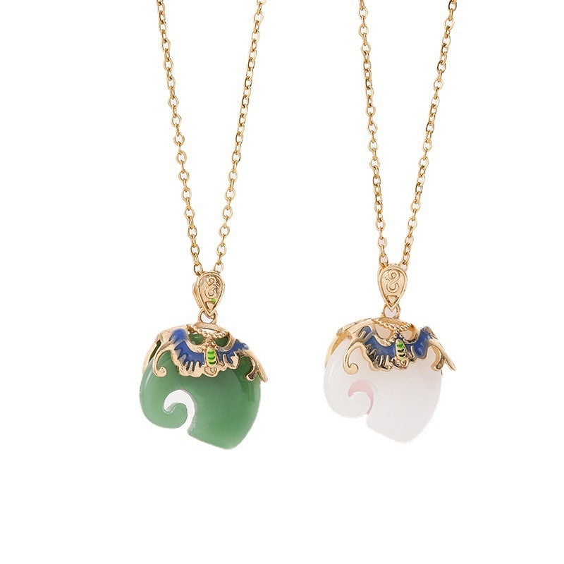 Necklace,stainless Steel,with White Elephant ,Only Self-pickup Is Supported, And The Displayed Prices Are All Self-pickup Prices