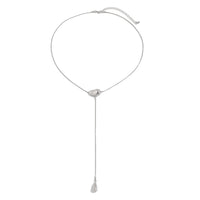 Simple CCB Water Drop Pendant Necklace