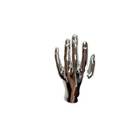 Three-dimensional Palm Light Luxury Metal Texture Ring