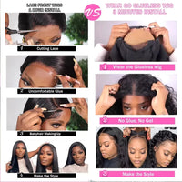 Deep Wave Glueless Wigs