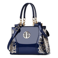 Elegant Patent Leather Handbags For Women