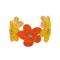Raffia Retro Diamonds Fashion Design Alloy Bracelet