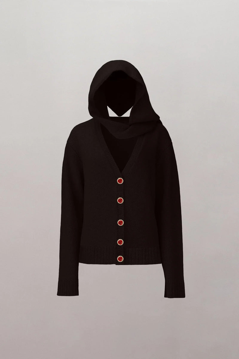 Nostalgia Hooded Cardigan