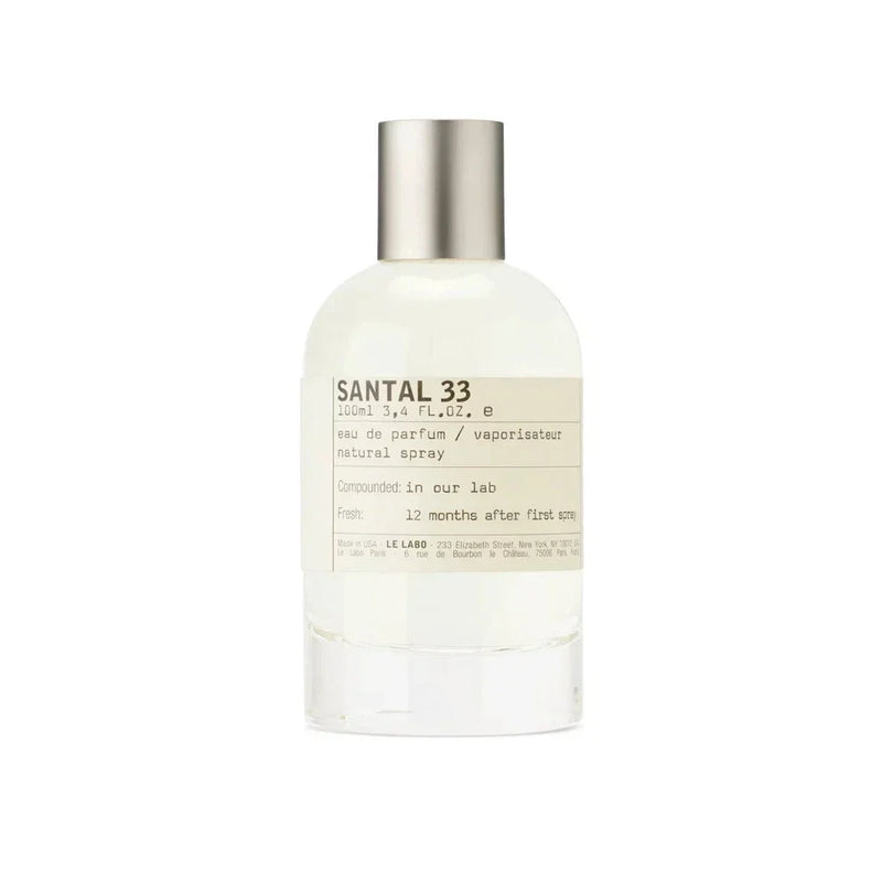 Le Labo Santal 33 Eau de Parfum Unisex – 3.4 oz / 100 ml | Authentic | No Box