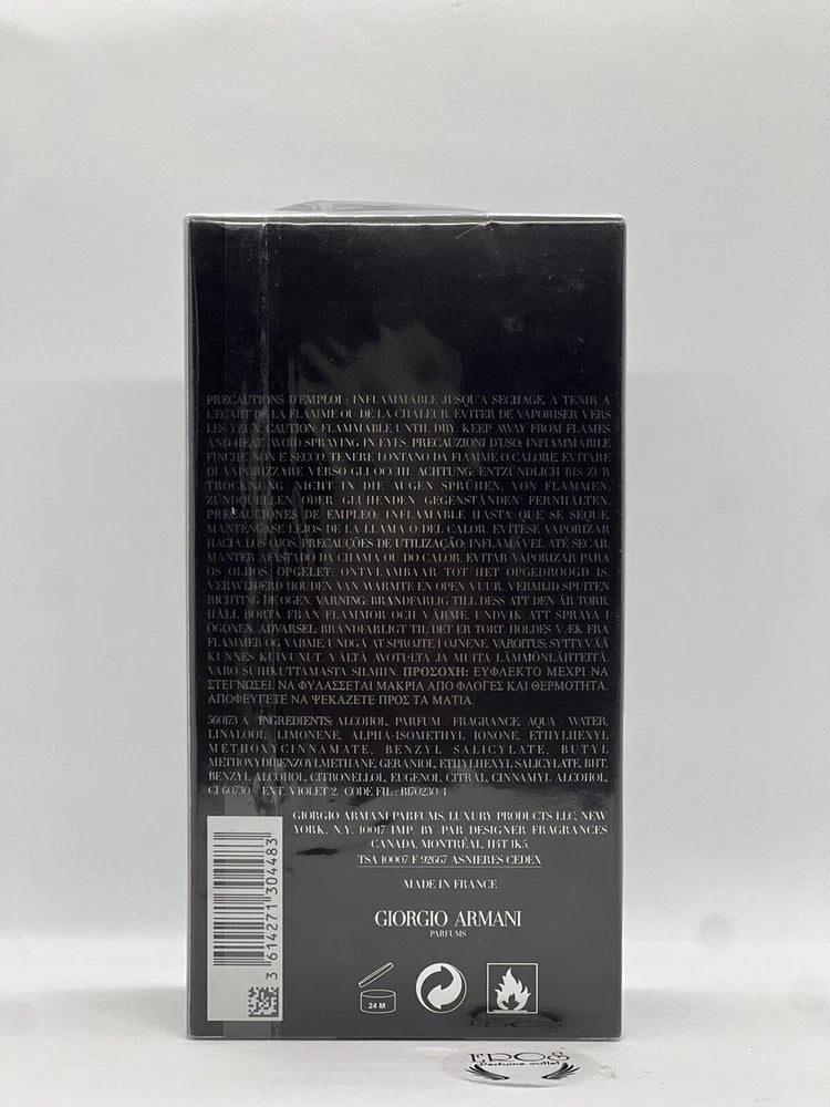 Giorgio Armani Acqua Di Gio Profumo Eau de Parfum for Men – 6.08 oz | Vintage Batch 38N12M Sealed