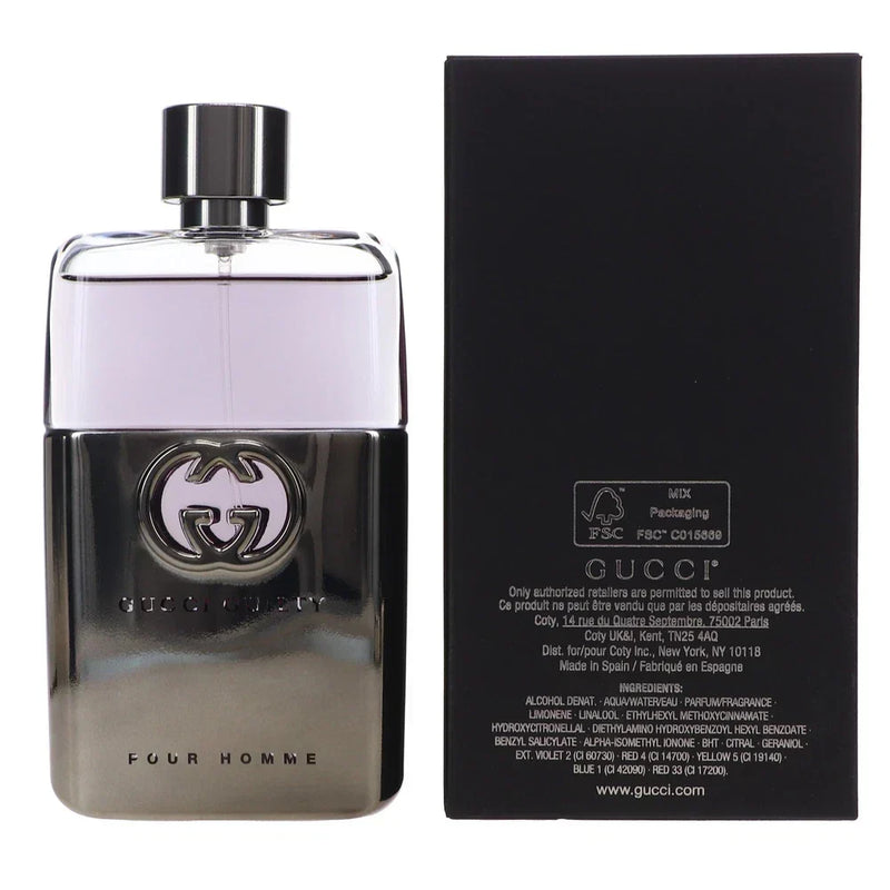 Gucci Guilty Pour Homme Eau de Toilette for Men – 3.0 oz / 90 ml