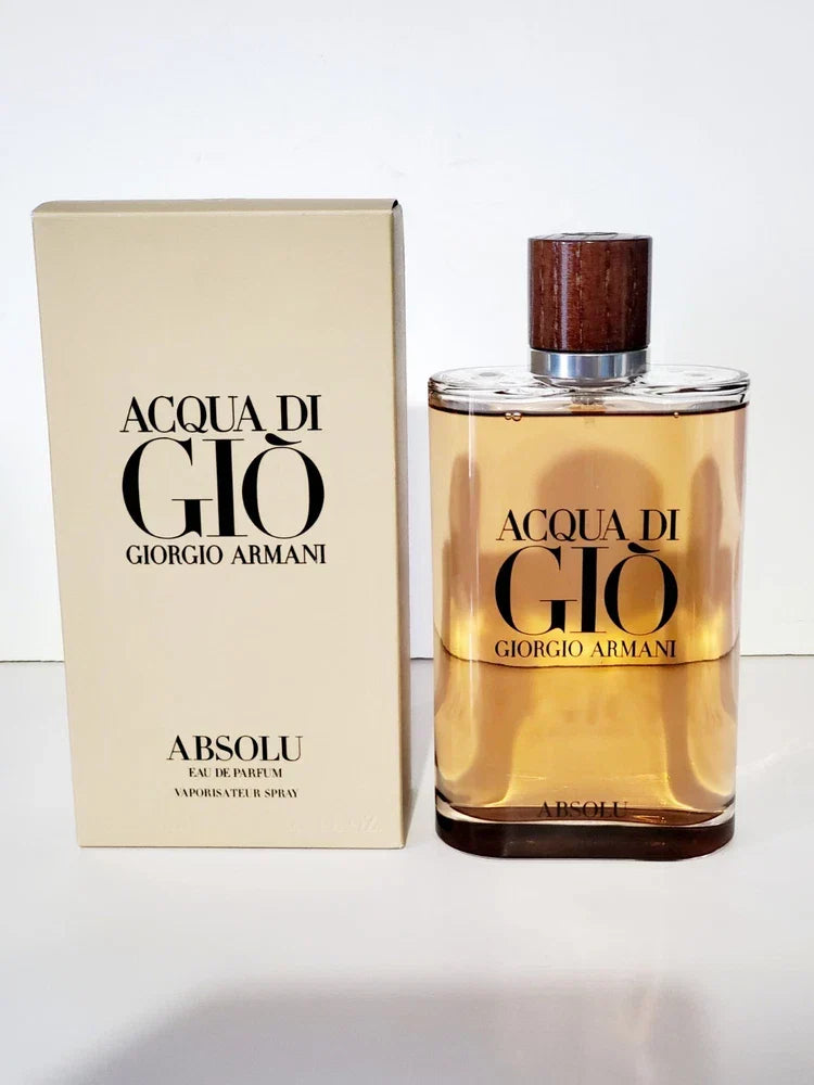 Giorgio Armani Acqua Di Gio Absolu Eau de Parfum for Men – 6.7 oz / 200 ml | Original No Cellophane