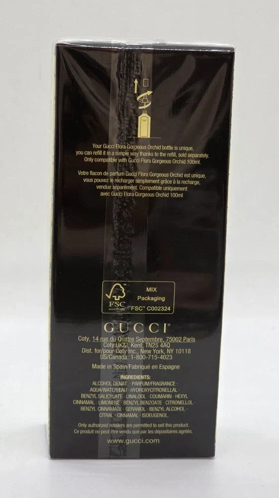 Gucci Flora Gorgeous Orchid Eau de Parfum for Women – 3.3 oz / 100 ml