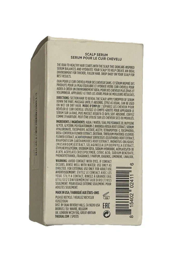 OUAI Scalp Serum for Thicker, Fuller Hair | 2 oz