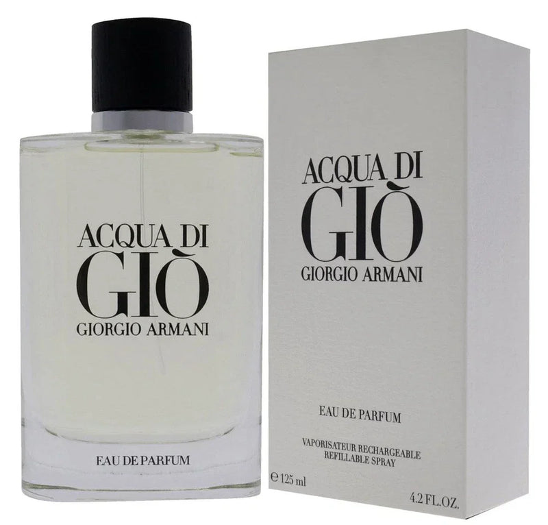 Giorgio Armani Acqua Di Gio Eau de Parfum for Men – 4.2 oz / 125 ml | Refillable